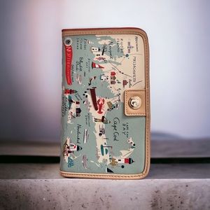 Spartina 449 Daufuskie Island Northeastern Harbors Snap Wallet